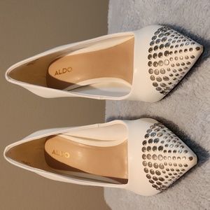 Aldo White Pumps